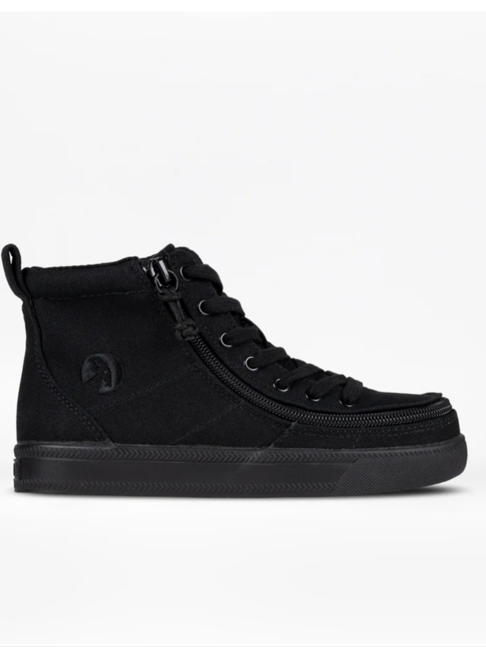 BILLY Black to the Floor Classic Lace High Tennis Shoes Size 4 Youth